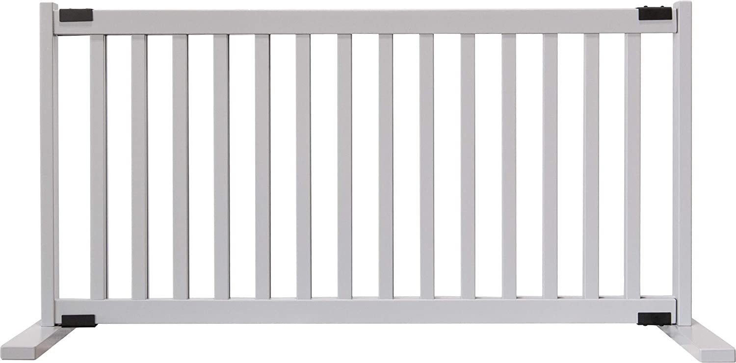 Gray Step over amish crafted wood gate