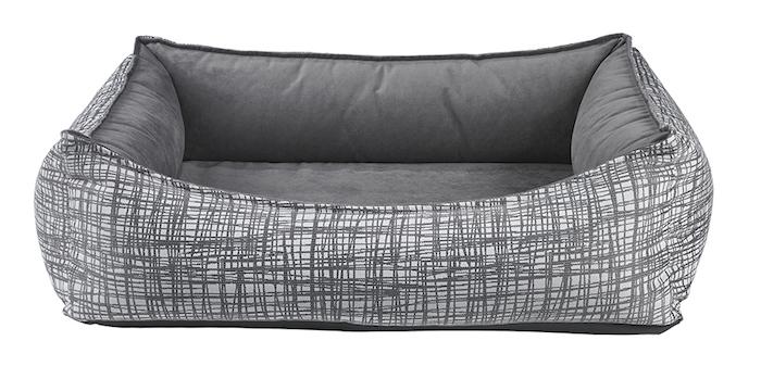 gray bolster-bed-for-dogs
