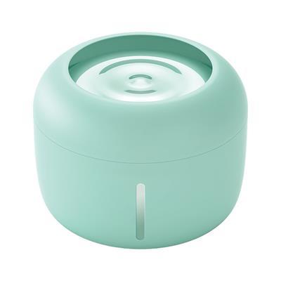 green small pet filtering waterbowl with level indicator