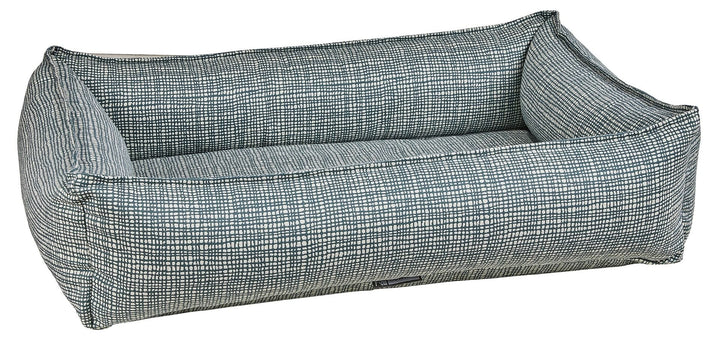 Gray luxury dog bed-Hampton urban lounger