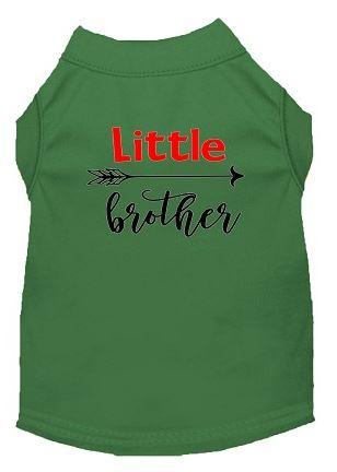 Little Brother Shirt for dogs - green