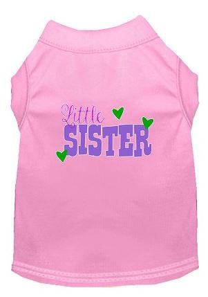 lil sister shirt for dogs  pink