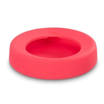  No Splash Silicone Dog Water Bowl -watermellon color