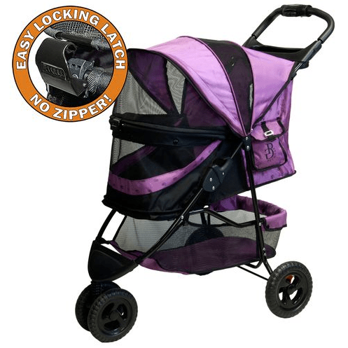 Sporty Pet Stroller with Canopy Supports 45 lbs – OfficialDogHouse