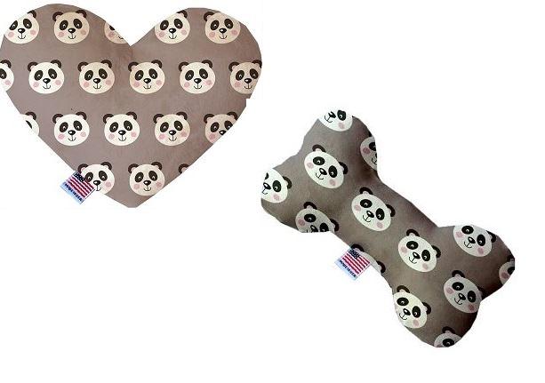 canvas dog toys panda print 