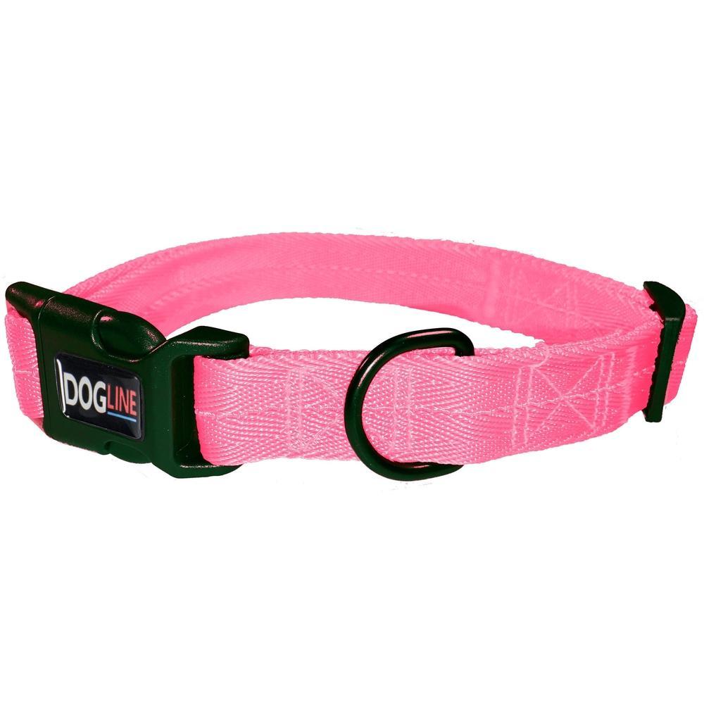 Pink Dog Collar with available embroidery -name