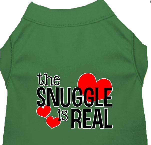 Snuggle is real funny dog shirt