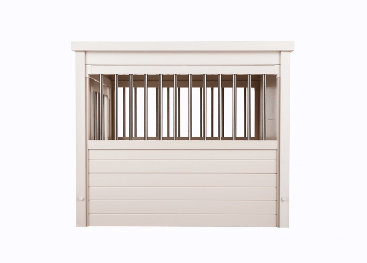 New Age-Plastic dog crate furniture-white